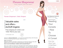 Tablet Screenshot of flexees-shapewear.com